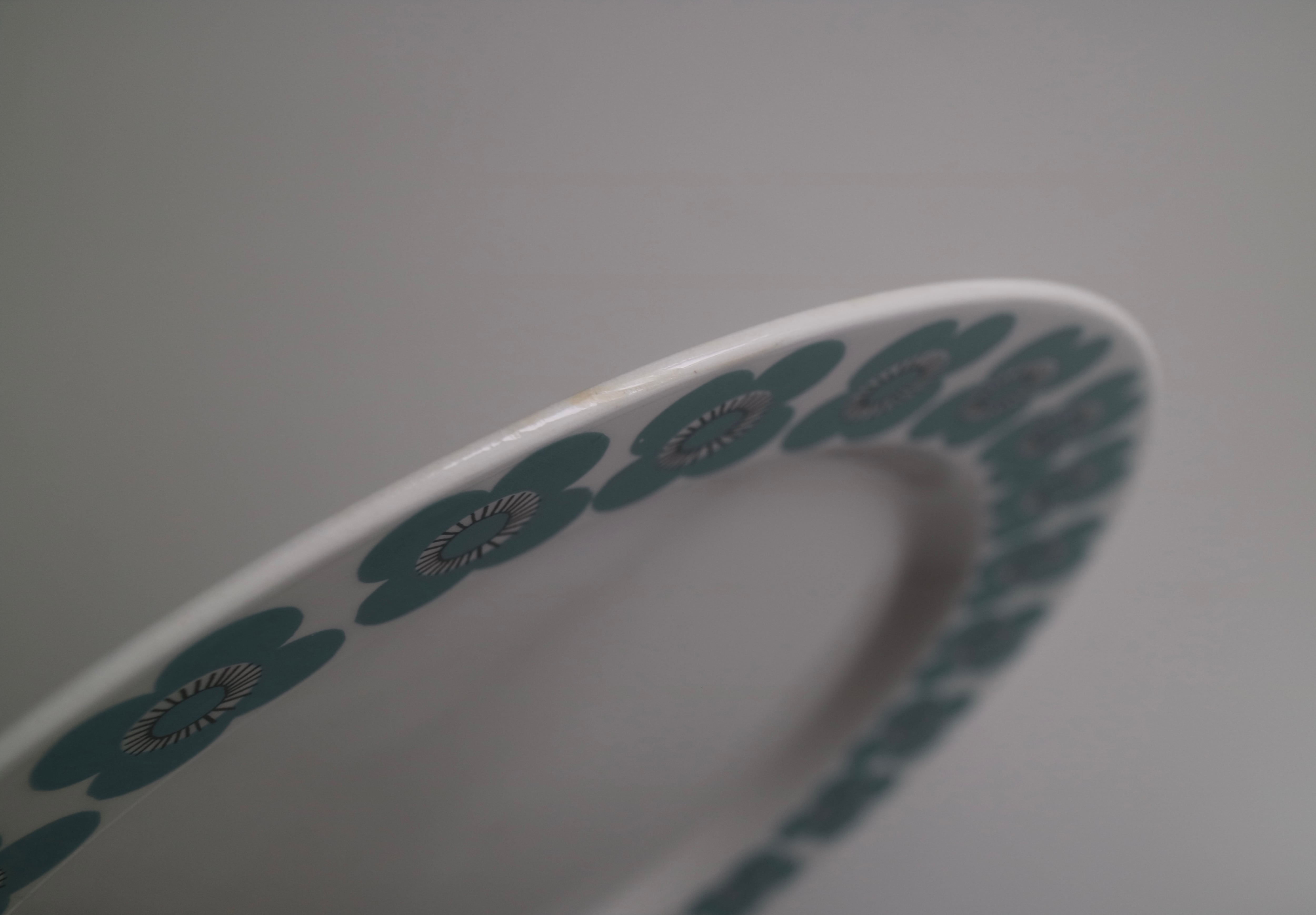 k様ご予約品】ARABIA アラビア / veera / プレート23cm 花柄 ブルー No