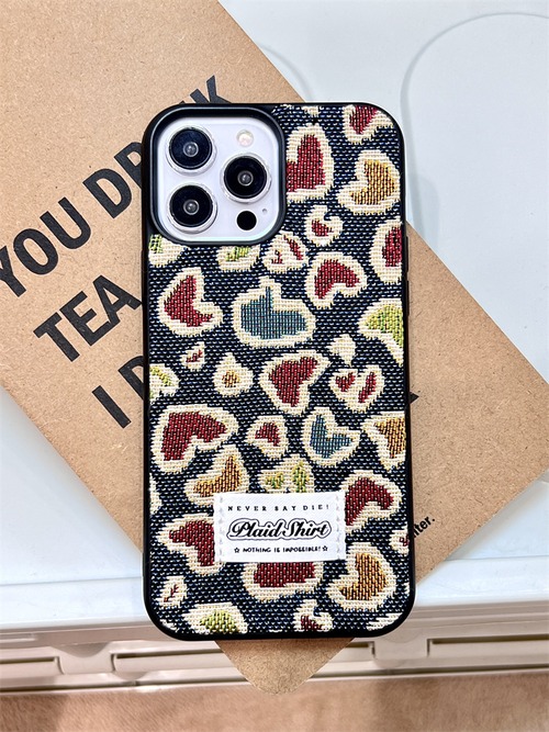 iPhone15 15Pro 15ProMaxケース 刺しゅう ハート かわいい iPhone14 14Pro 14ProMaxケース 韓国女子愛用 人気アイフォンケース iphone13pro 12 11ケース トレンド アクセサリー 新品発売