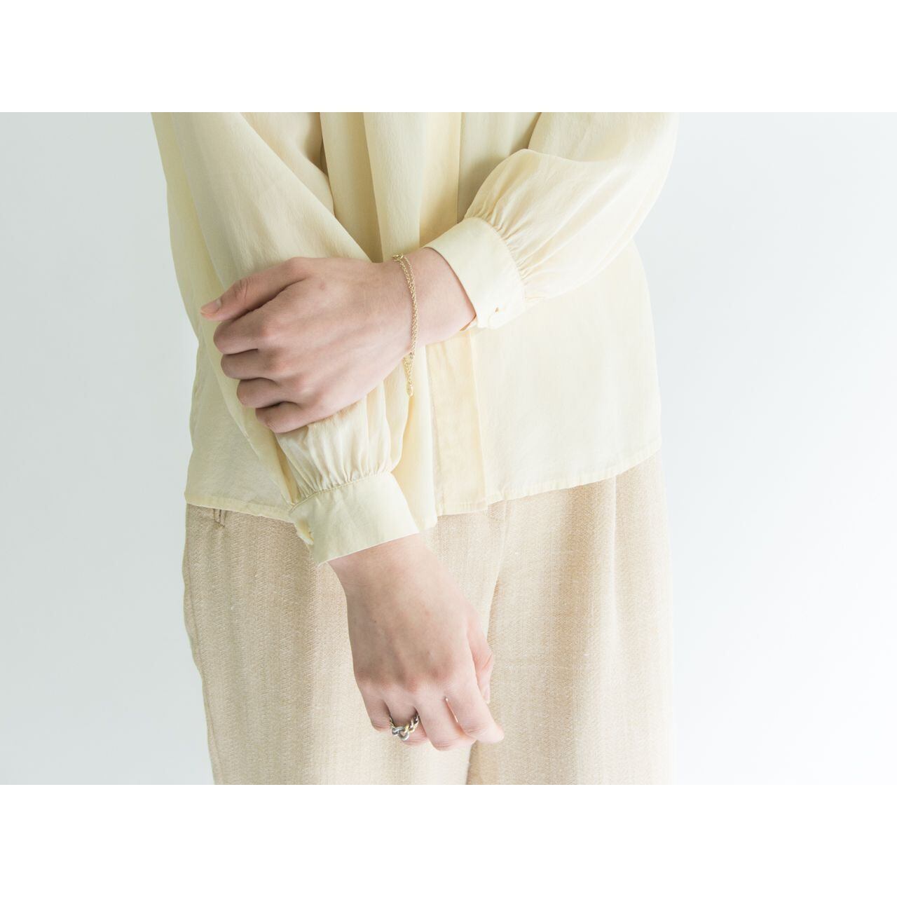 mila schon】Made in Italy silk blouse（ミラショーン イタリア製 ...