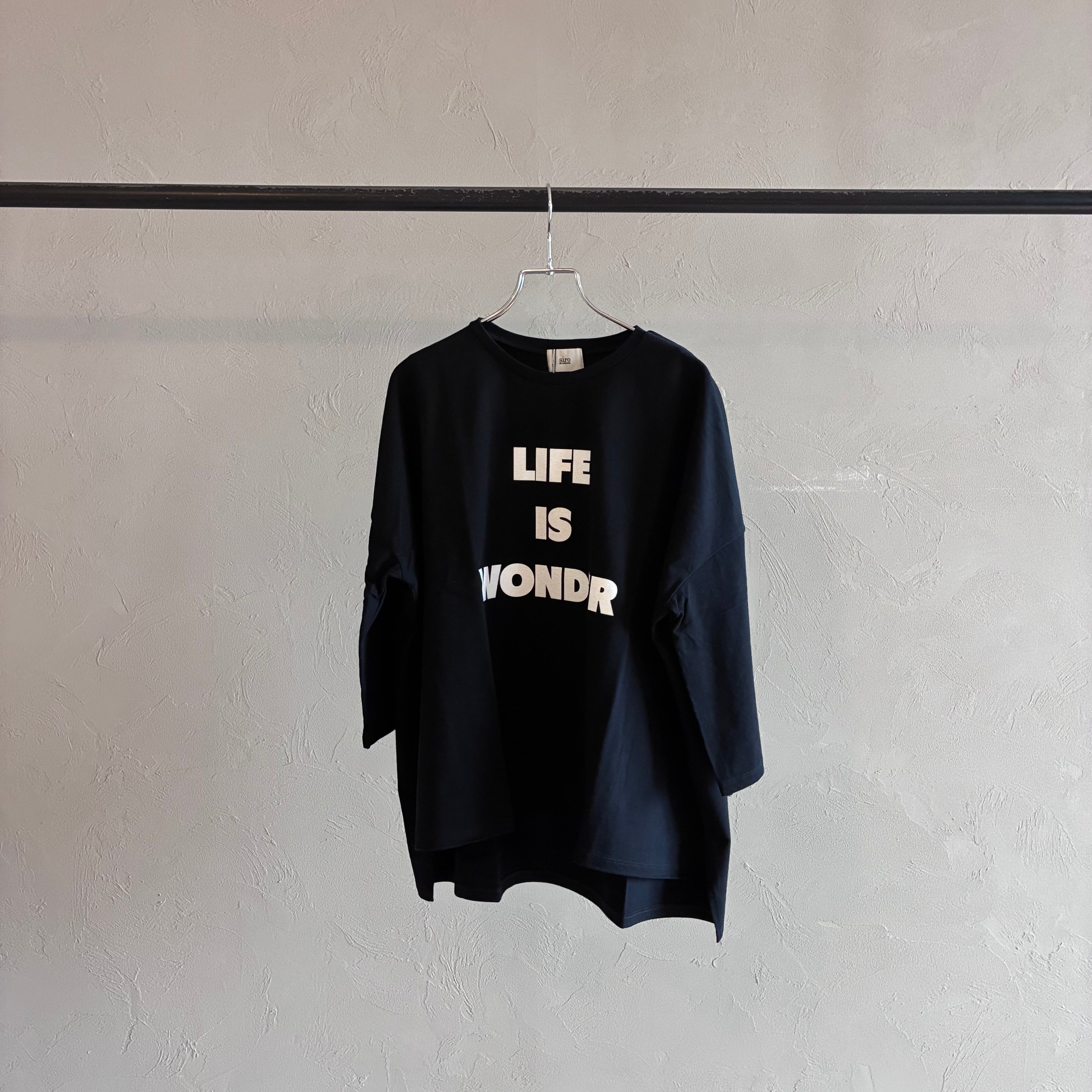 siro de labonte 】LIFE IS WONDER 7分袖ワイドプルオーバー
