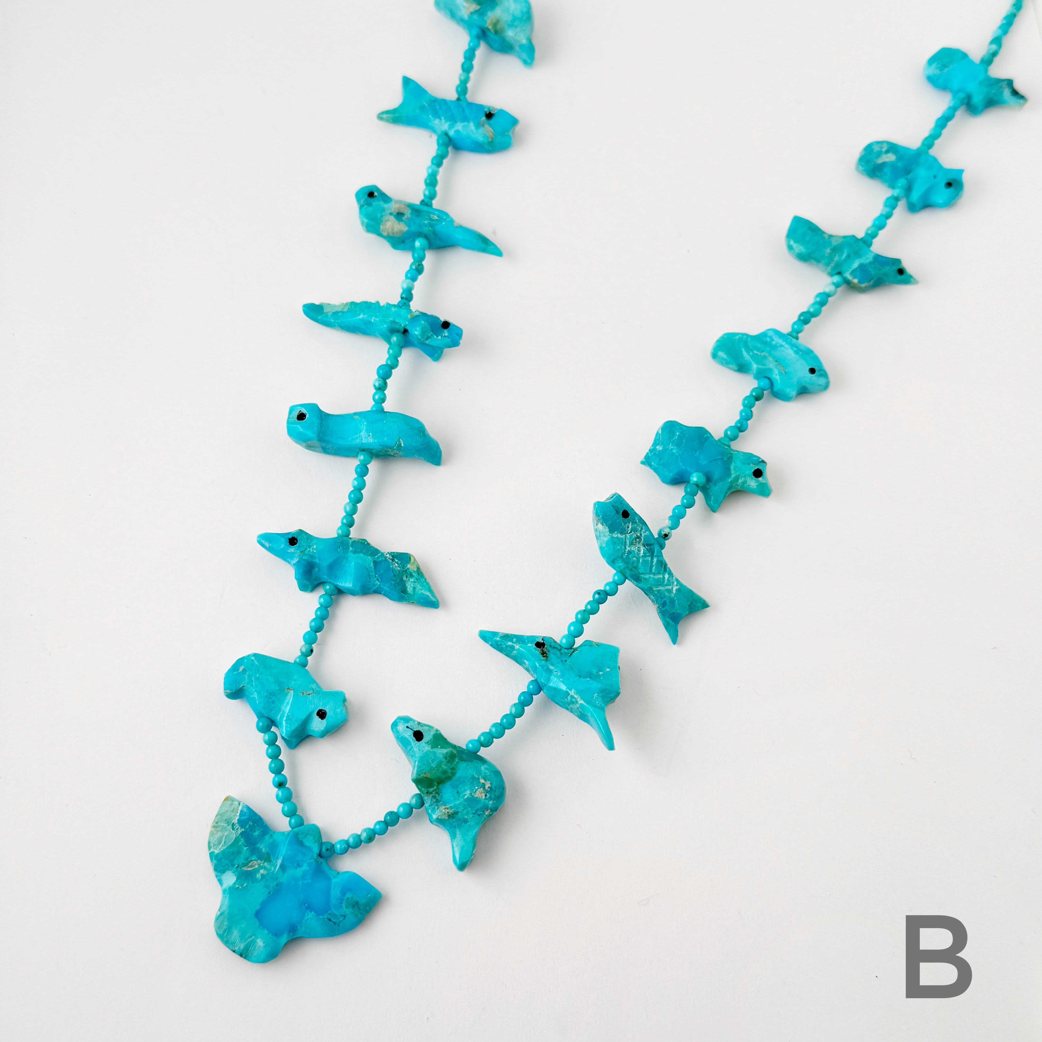 インド直輸入⭐︎伝統的な鳥のアート作品！新品未使用！美品！値下げ！ Indian Jewelry》 ターコイズ ボリューム フェティッシュネックレス 鳥