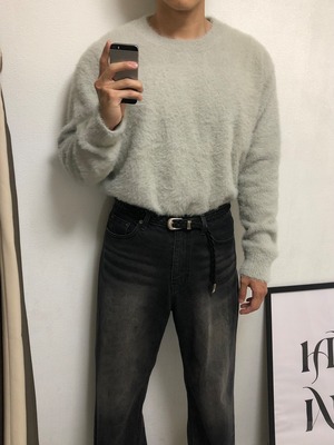 Maison Angora Mohair Knit（7color）