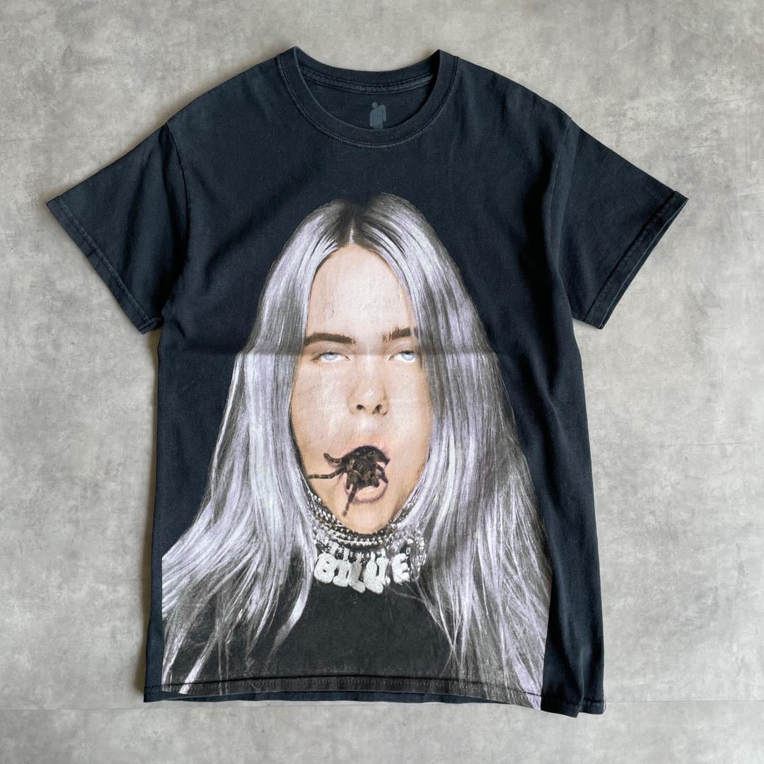 ビリーアイリッシュ Tシャツ スパイダー タランチュラ 古着 S 黒 15824 ビリーアイリッシュ Tシャツ スパイダー タランチュラ 古着 S 黒