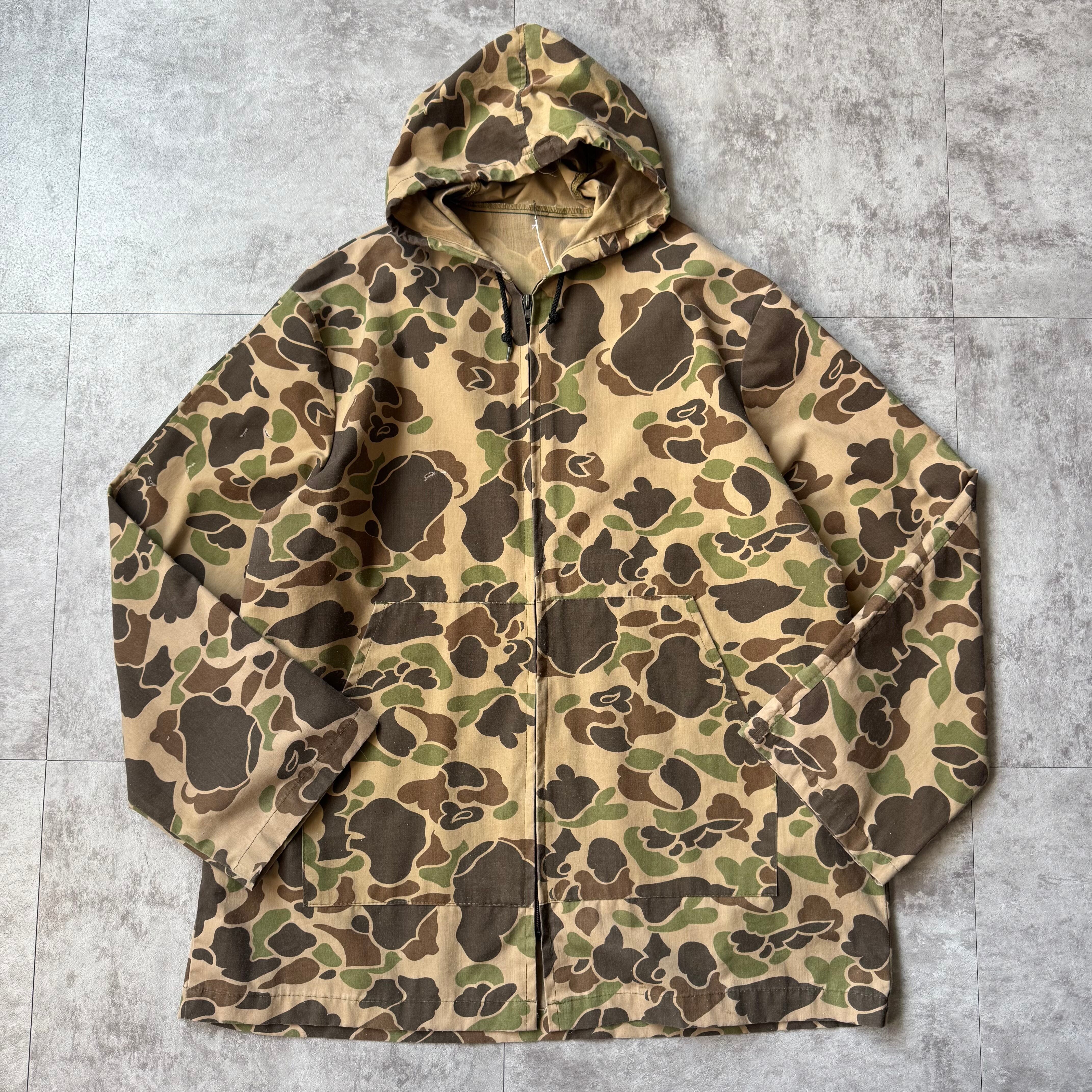 80s unknownダックハンターカモ　ジップパーカー 1980's Duck Hunter Camo Zip Hoodie / 80年代 ダックハンターカモ