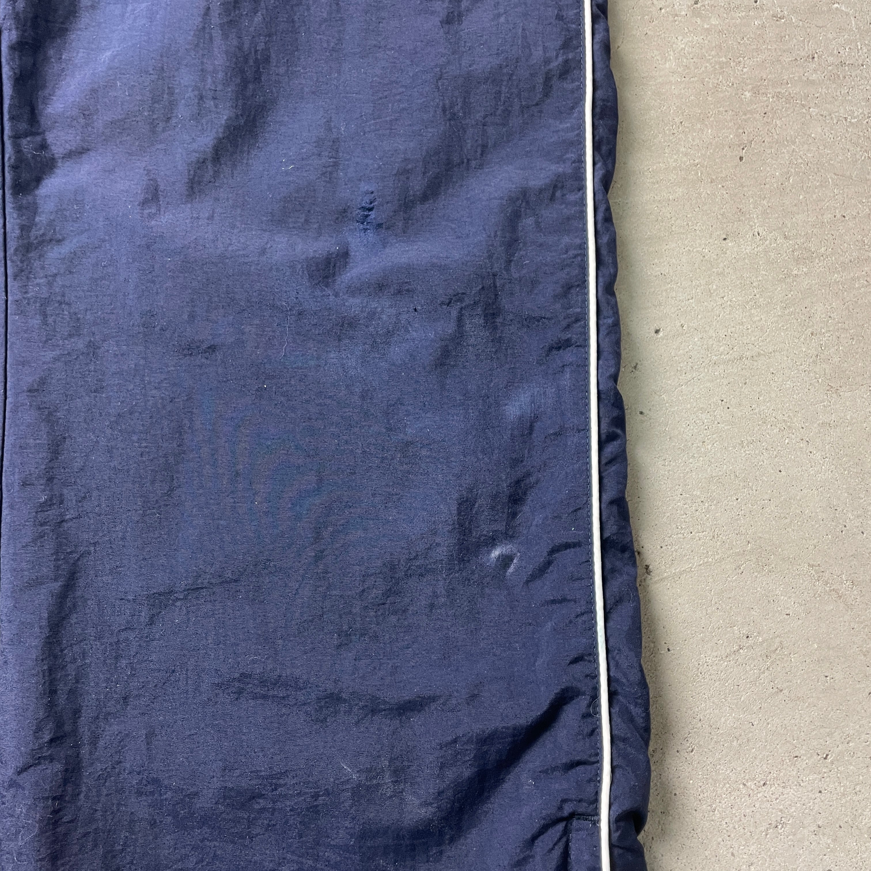 00年代 NIKE ナイキ スウォッシュロゴ 刺繍 サイドライン ナイロン