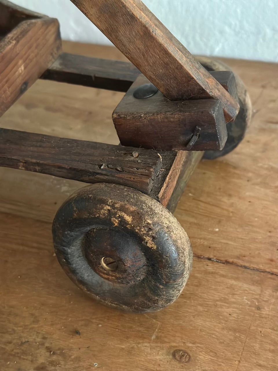 子供用 手押し車 木製トロリー 荷車 | Brocante de La Cocotte