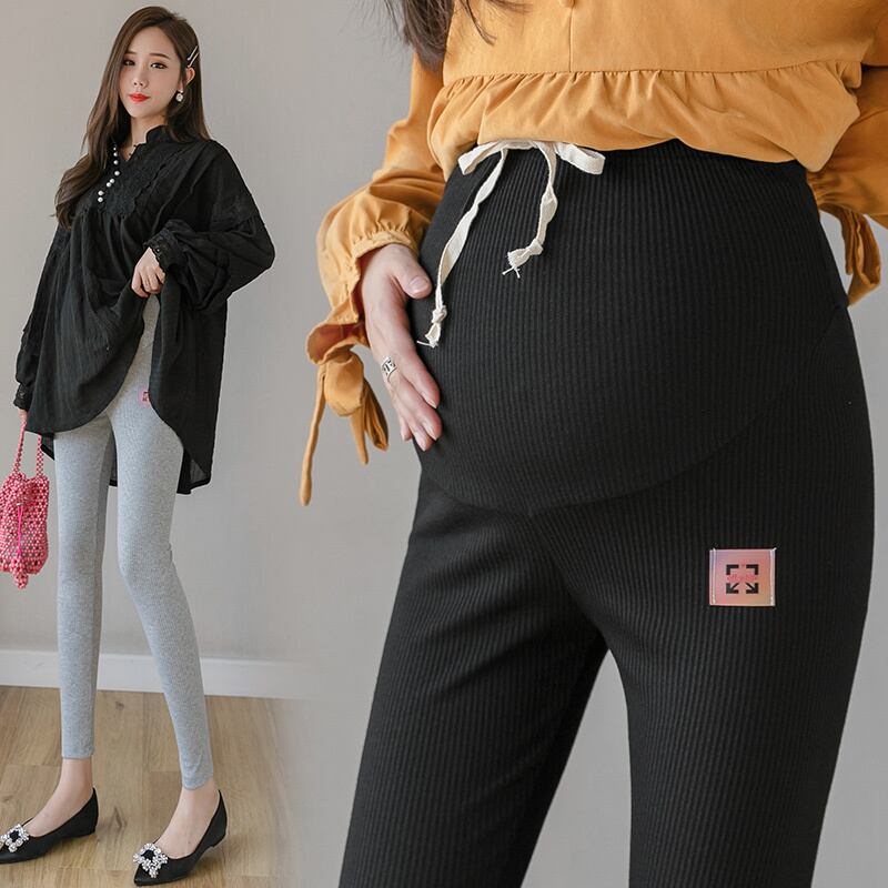 【新作】【送料無料】 マタニティ服マタニティパンツコットンスタイリッシュスウィーティーマタニティレギンスストレッチベリーサポートパンツ 大人ガーリー スウィート キュート カジュアル AL expec342561575725