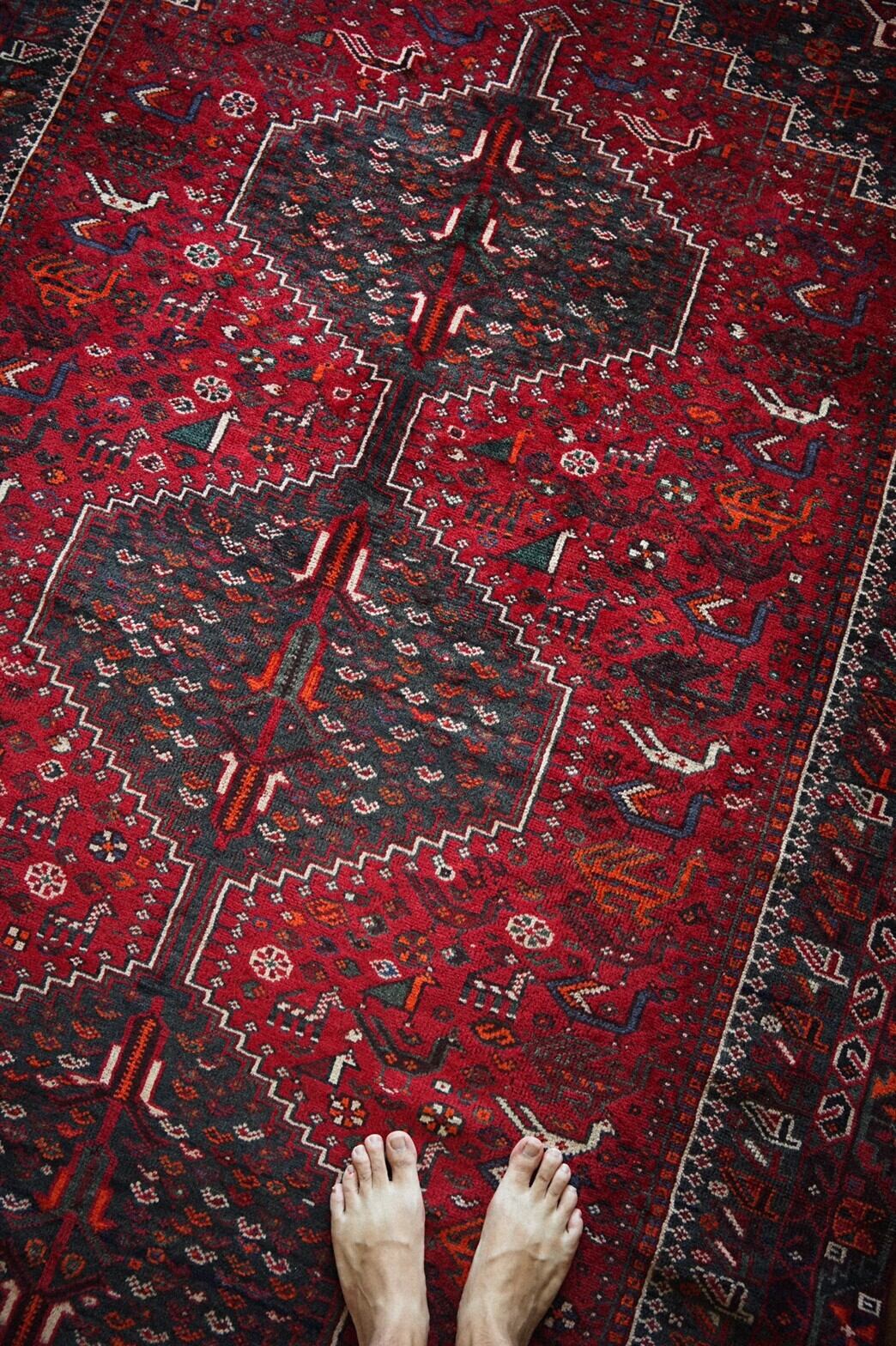 294 -Vintage Qashqai rug
