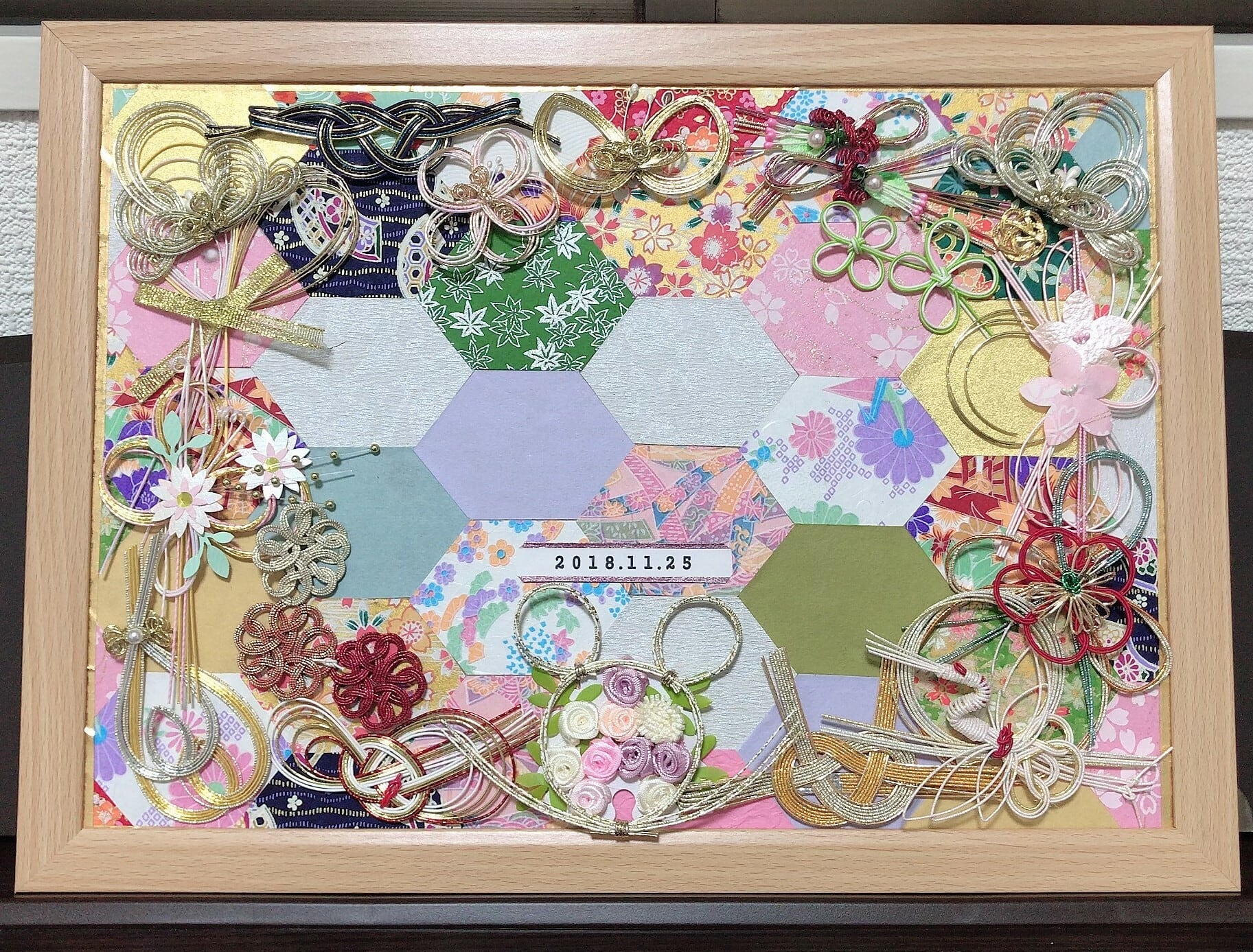 大人気 額入れタイプ Byコヨリ コヨリ ご祝儀袋 水引リメイク