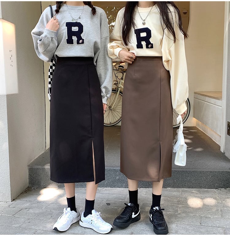 ニットセットアップ タイトスカート ニットスカート l ミモレ ミモレ丈 タイト 細身 ストレート Iライン ニット 上下セット シンプル 大人 上品 ニットセットアップ タイトスカート ニットスカート l ミモレ ミモレ丈