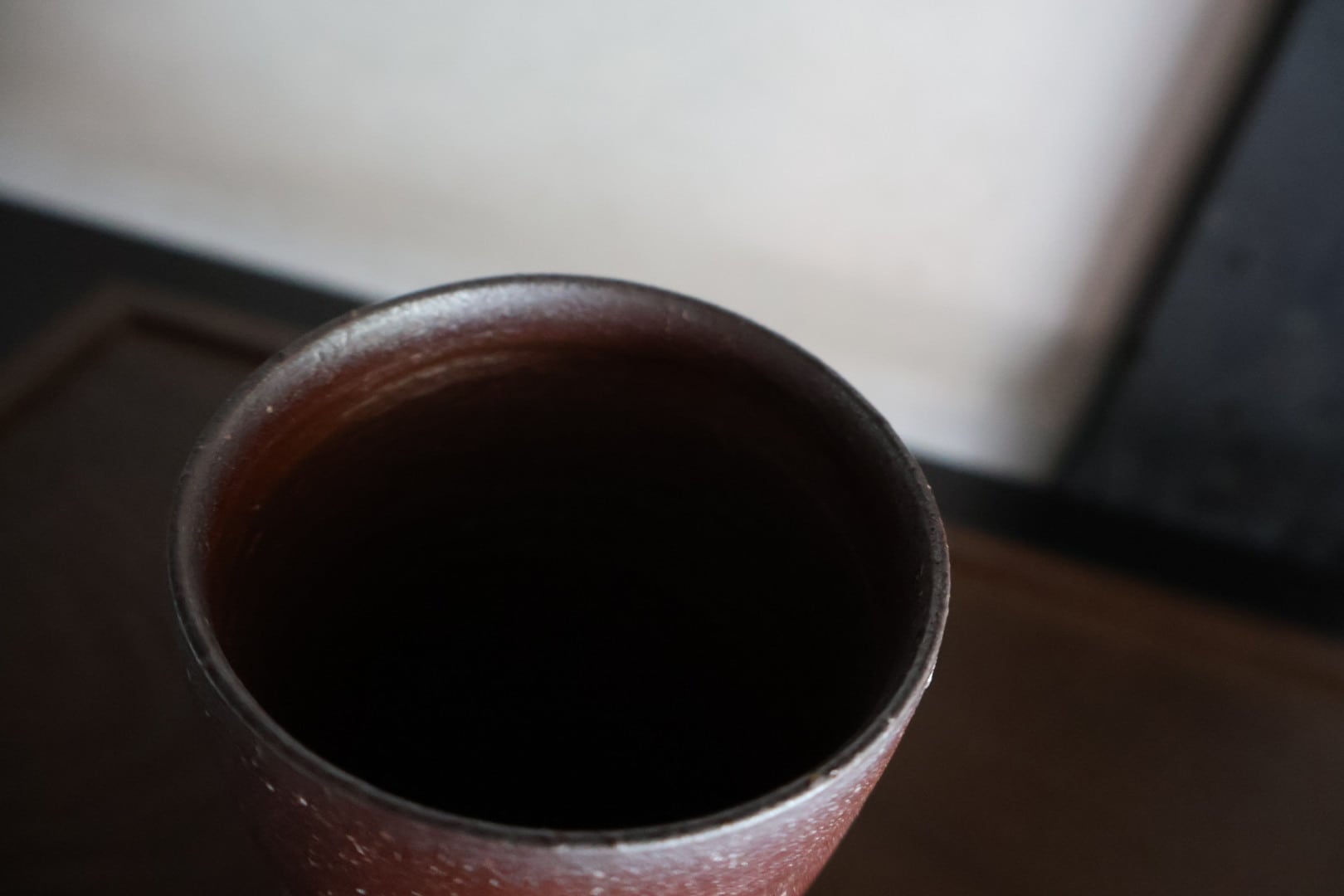 備前焼 中居 靖 作 桟切焼 フリーカップ | うつわ通販 土岐陶器店