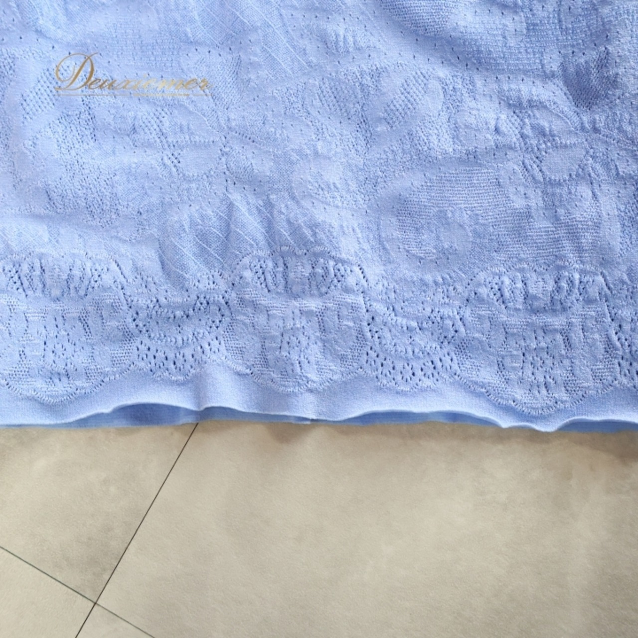 バレエ 衣装 ノーソーイングニット ブルー系 チャコットロイヤルダンス Chacott ROYAL DANCE 水色 青 日本製 編み上げ リボン 社交ダンス 練習 レッスン 伸縮 ストレッチ 明るい かわいい 華やか ノーソーイング