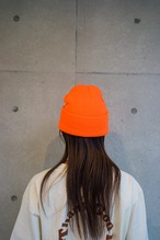 〈TGIF〉LOGO BEANIE KNIT CAP - Orange