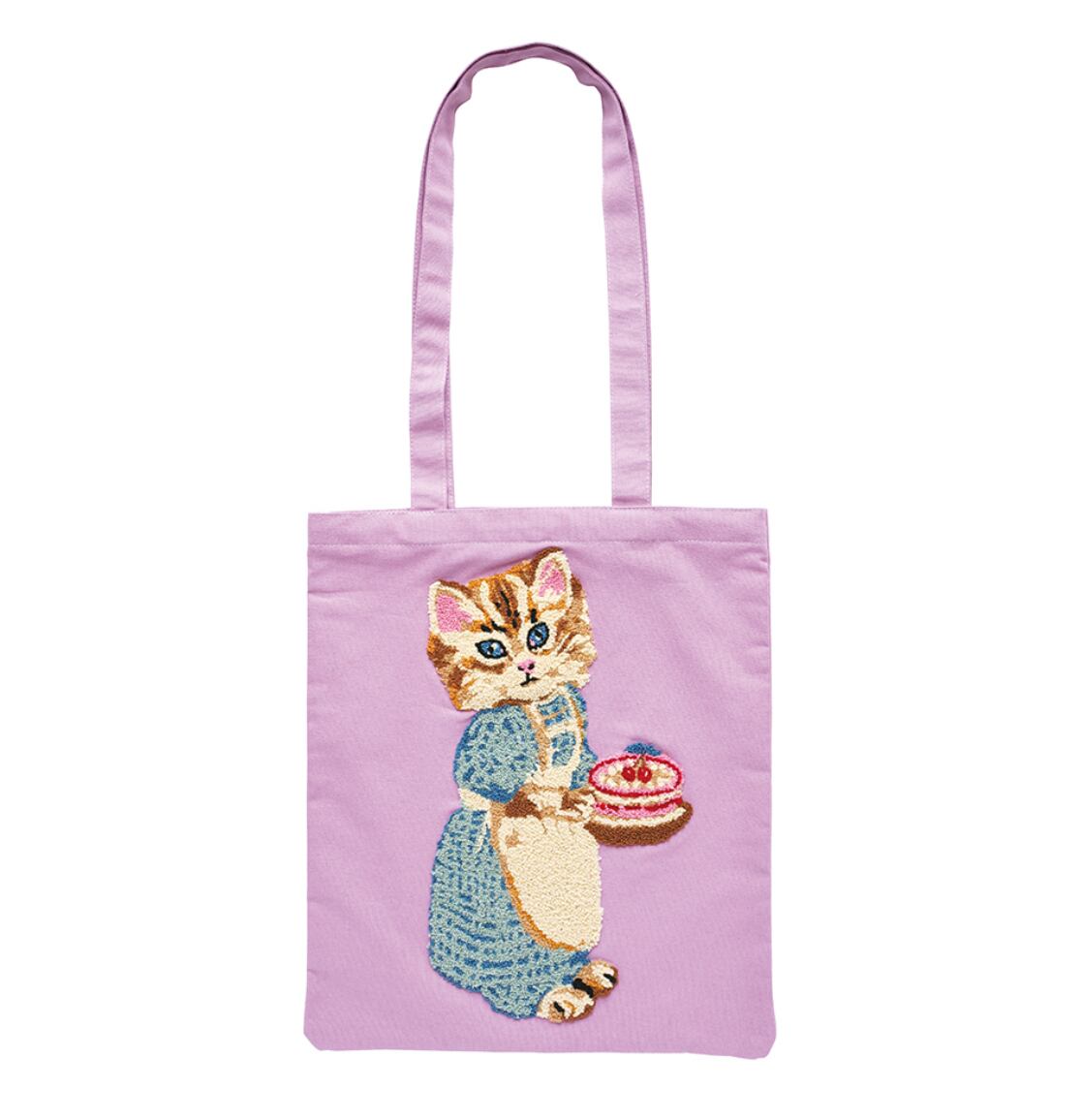 ナタリー・レテ モコモコ刺繍のトートバッグ 全6種 | emzemz