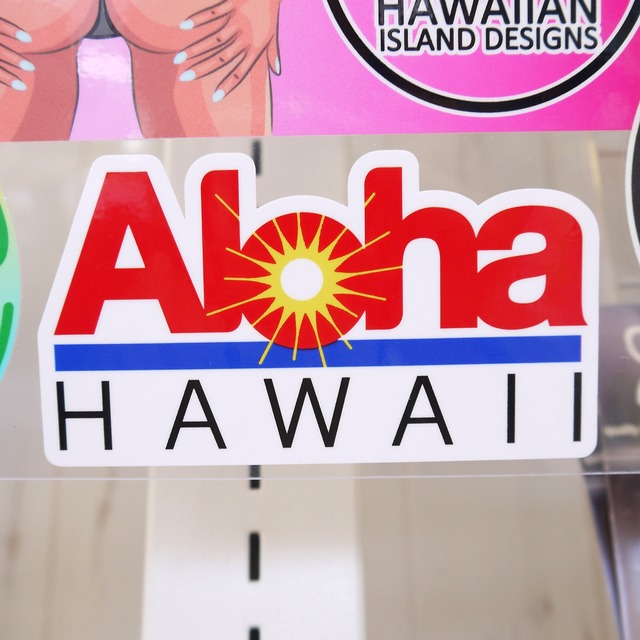 ★ハワイアン雑貨★HAWAII ステッカー／Aloha シール／デカール／ハワイ／ドール Dole パロ／HID＜HIS-068＞