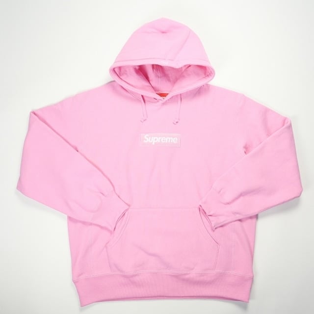 Box Logo Hooded Sweatshirt Pink XXL