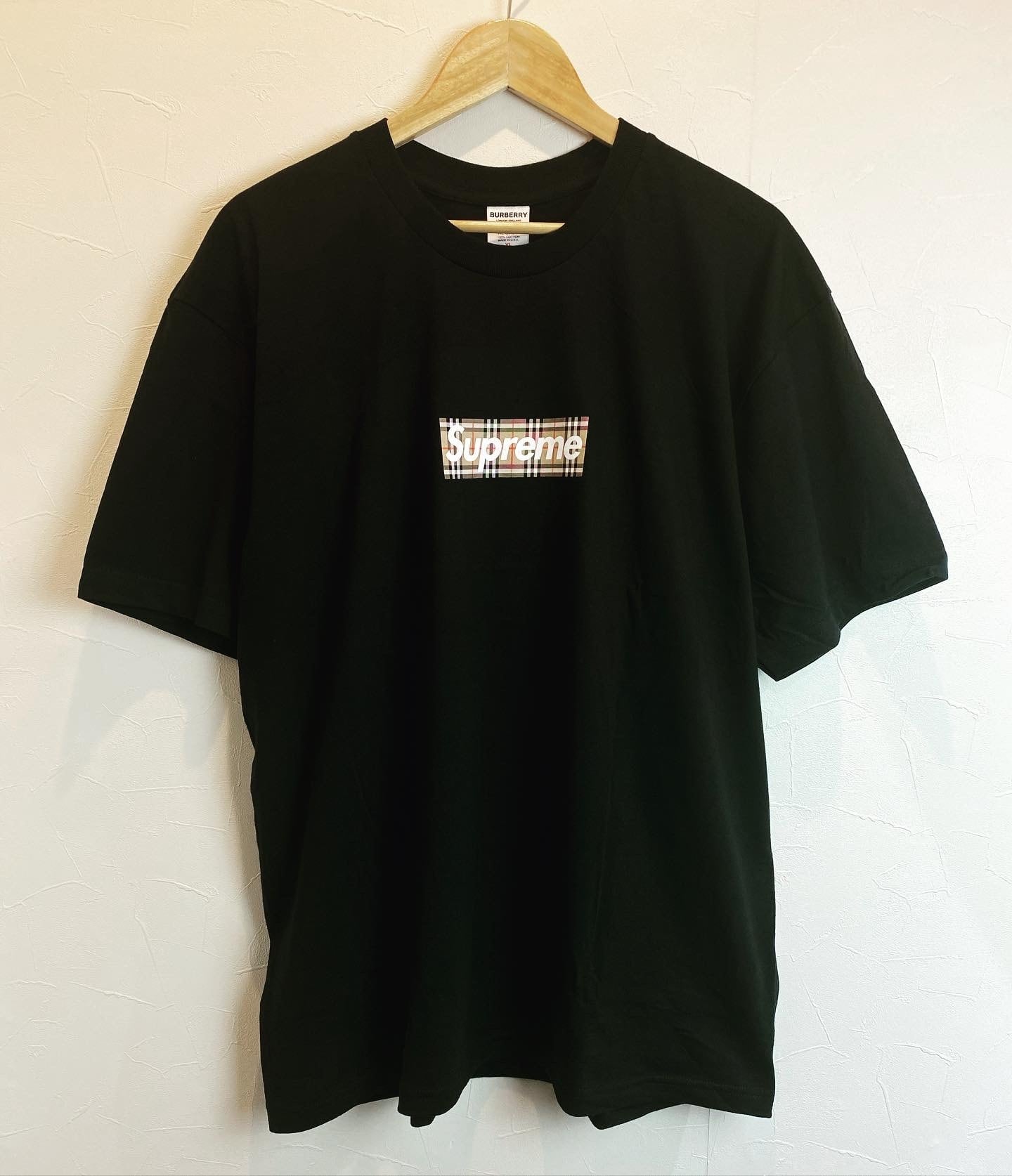 SUPREME × BURBERRY BOX LOGO TEE XL | M＆M Select shop