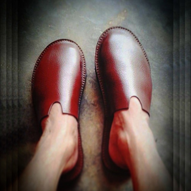 leather room shoes