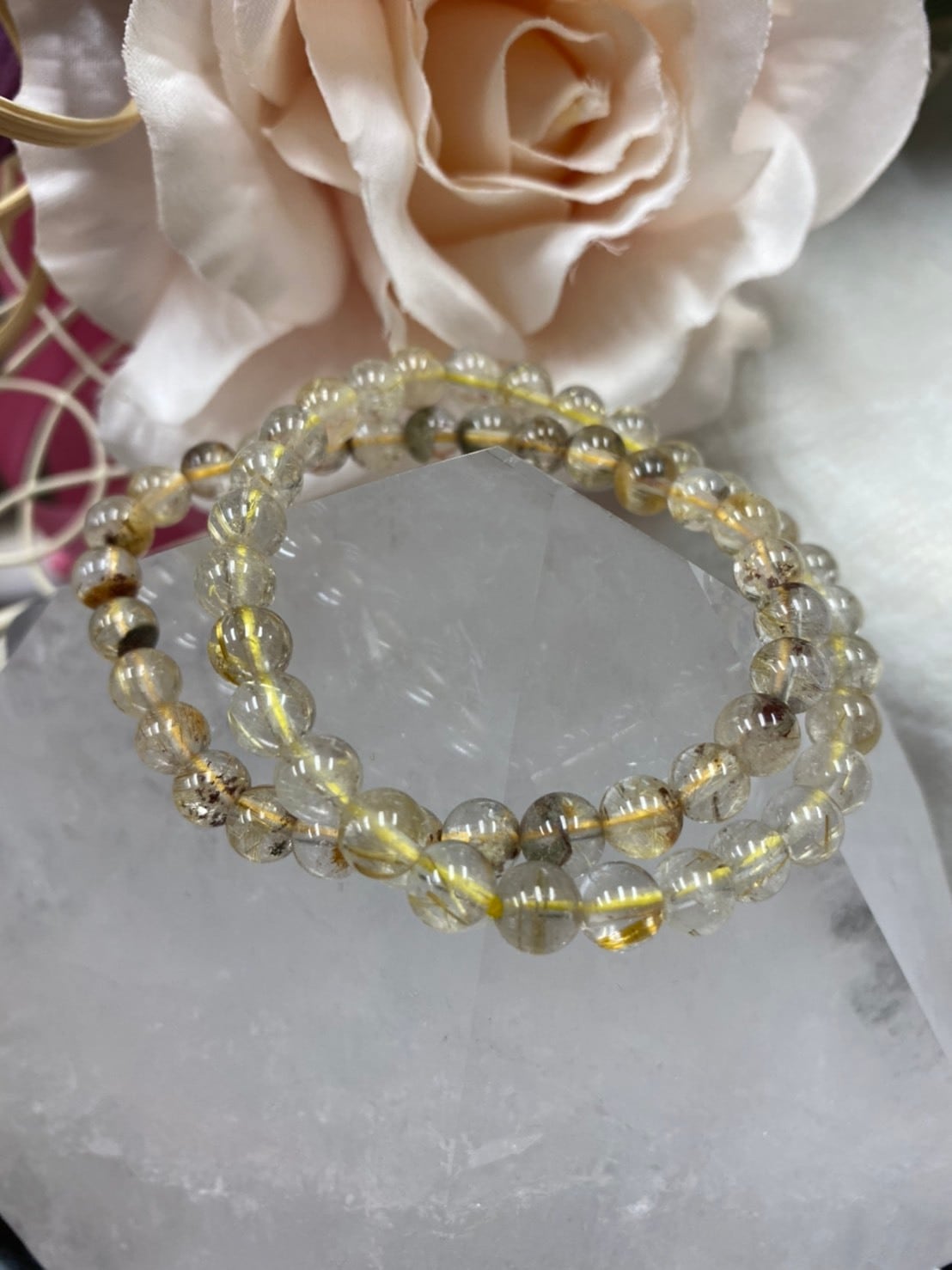 針多め ゴールドルチルブレスレット 金運強 6-8 【公式通販】