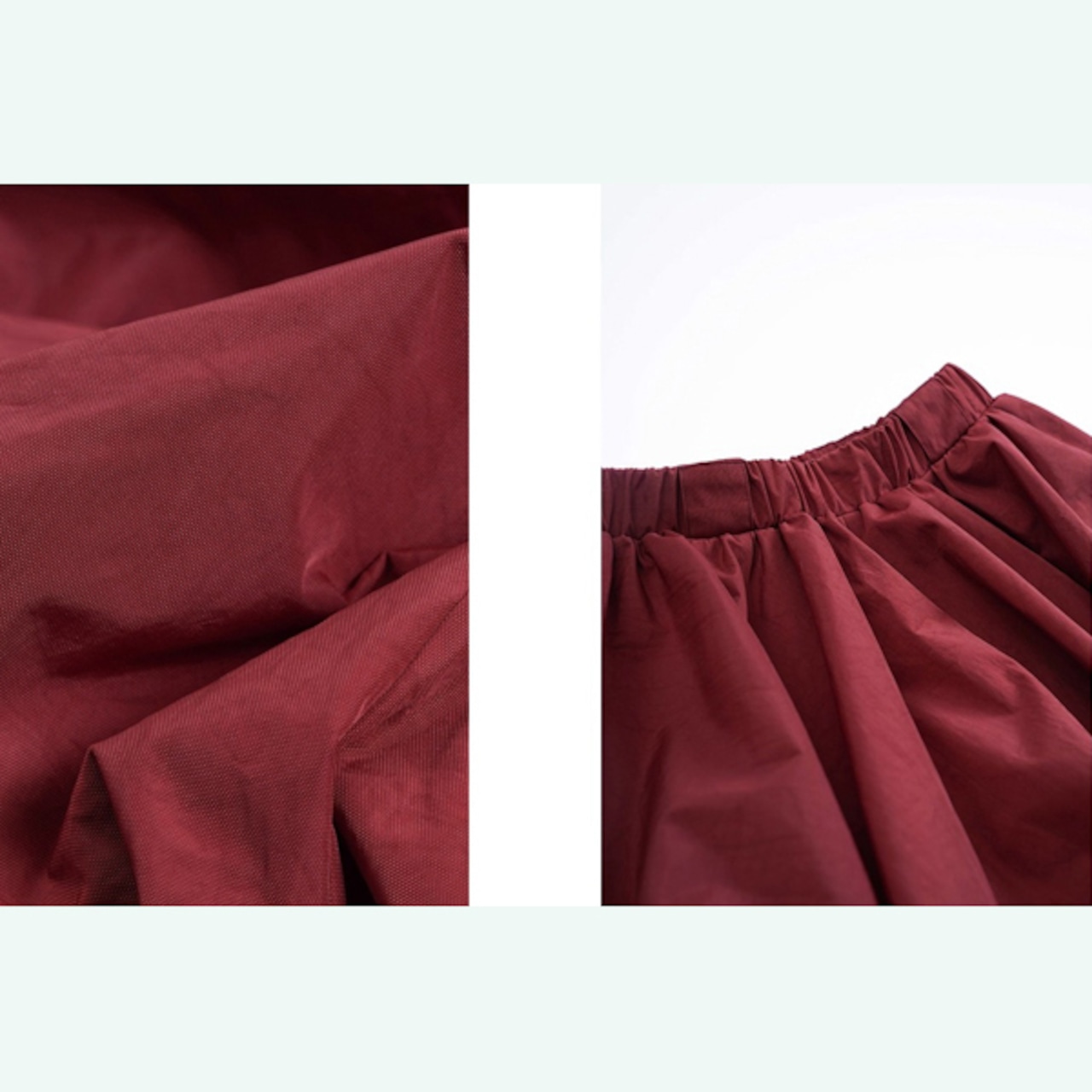 【3color】風景をまとうバルーンの詩色ボリュームスカート《W0208》