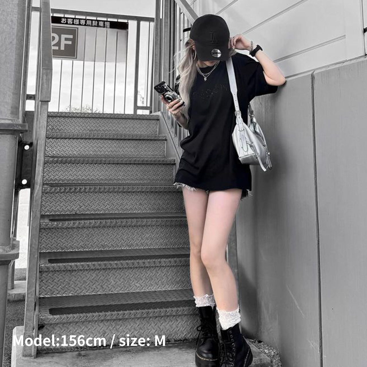 ID Rhine Stone T(リラックスオーバー)