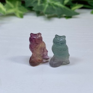 ｰ在庫セールｰ 可愛い大家族･小さいフローライトふくろう