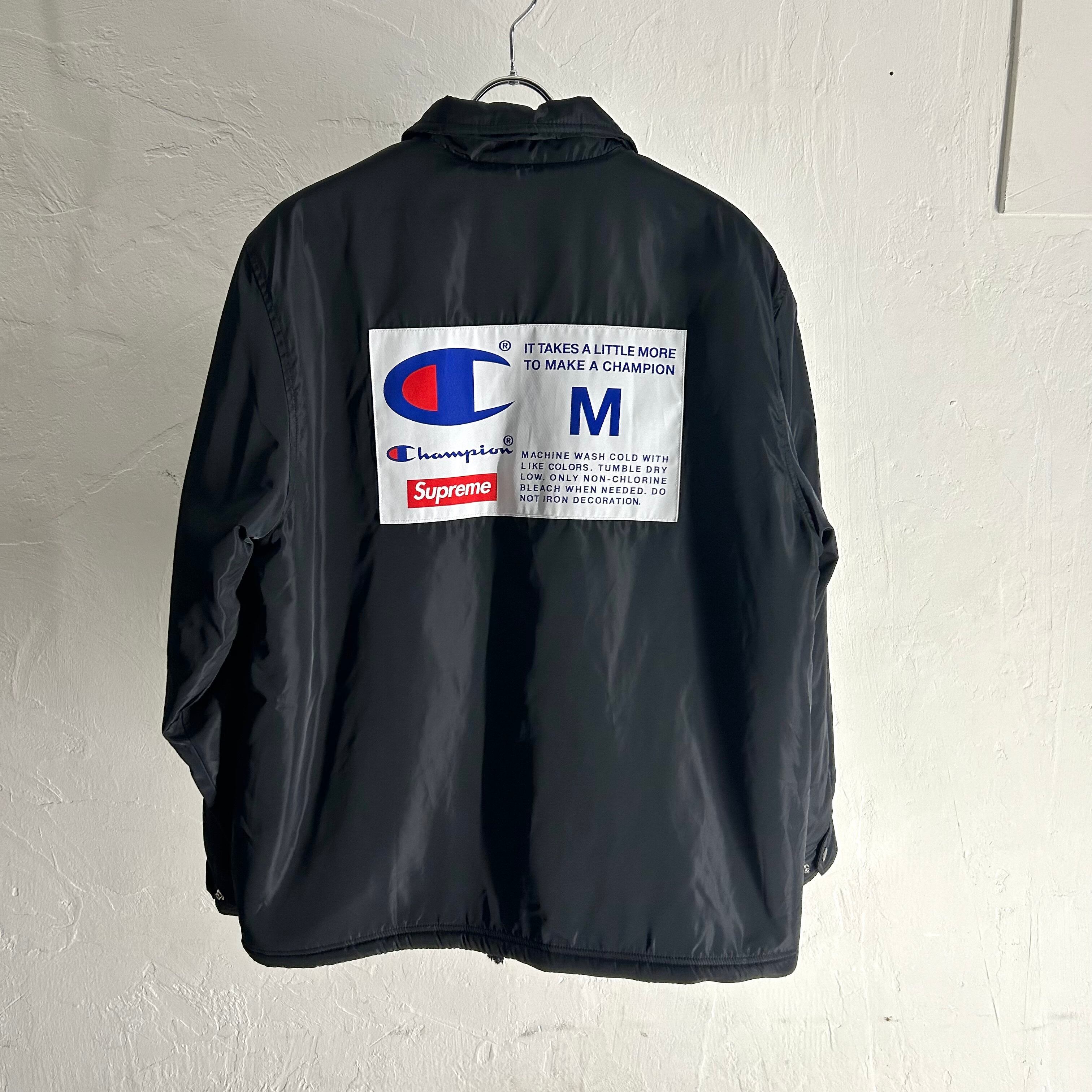 2018AW SUPREME×Champion Label Coaches Jacket