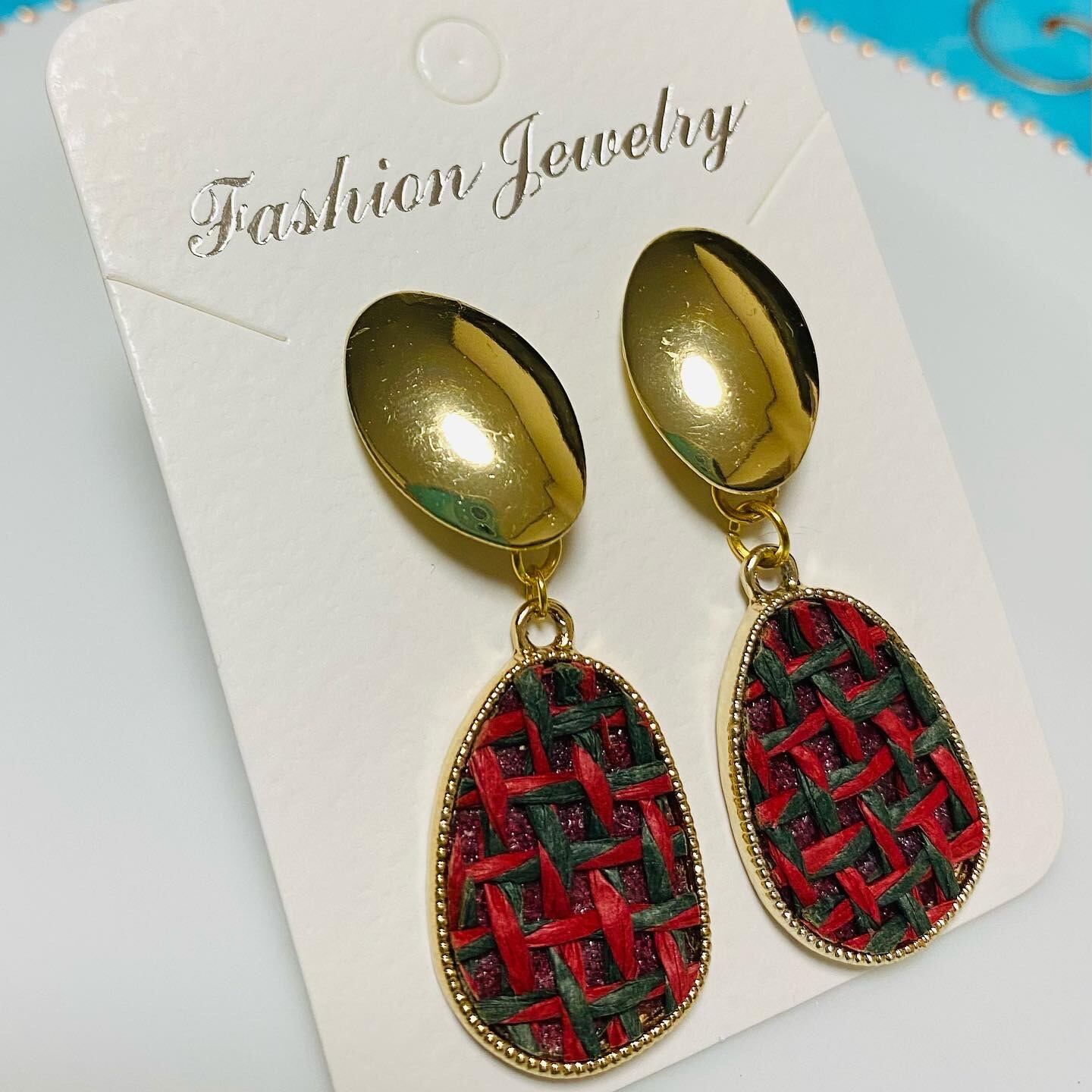 クリスマスBOX】ルチルクォーツ ウォーターメロン、チャームピアス