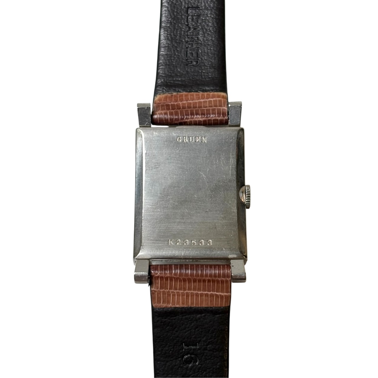antique GRUEN k14 gold manual winding watch “curvex”