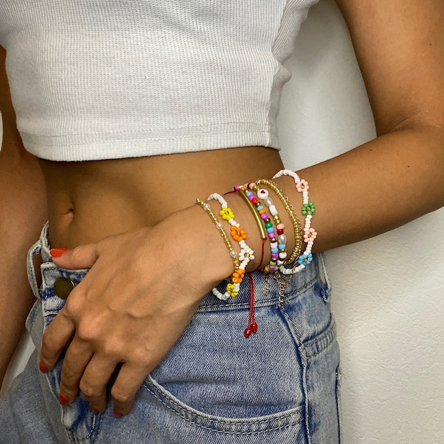 【即納】8link beads bracelet