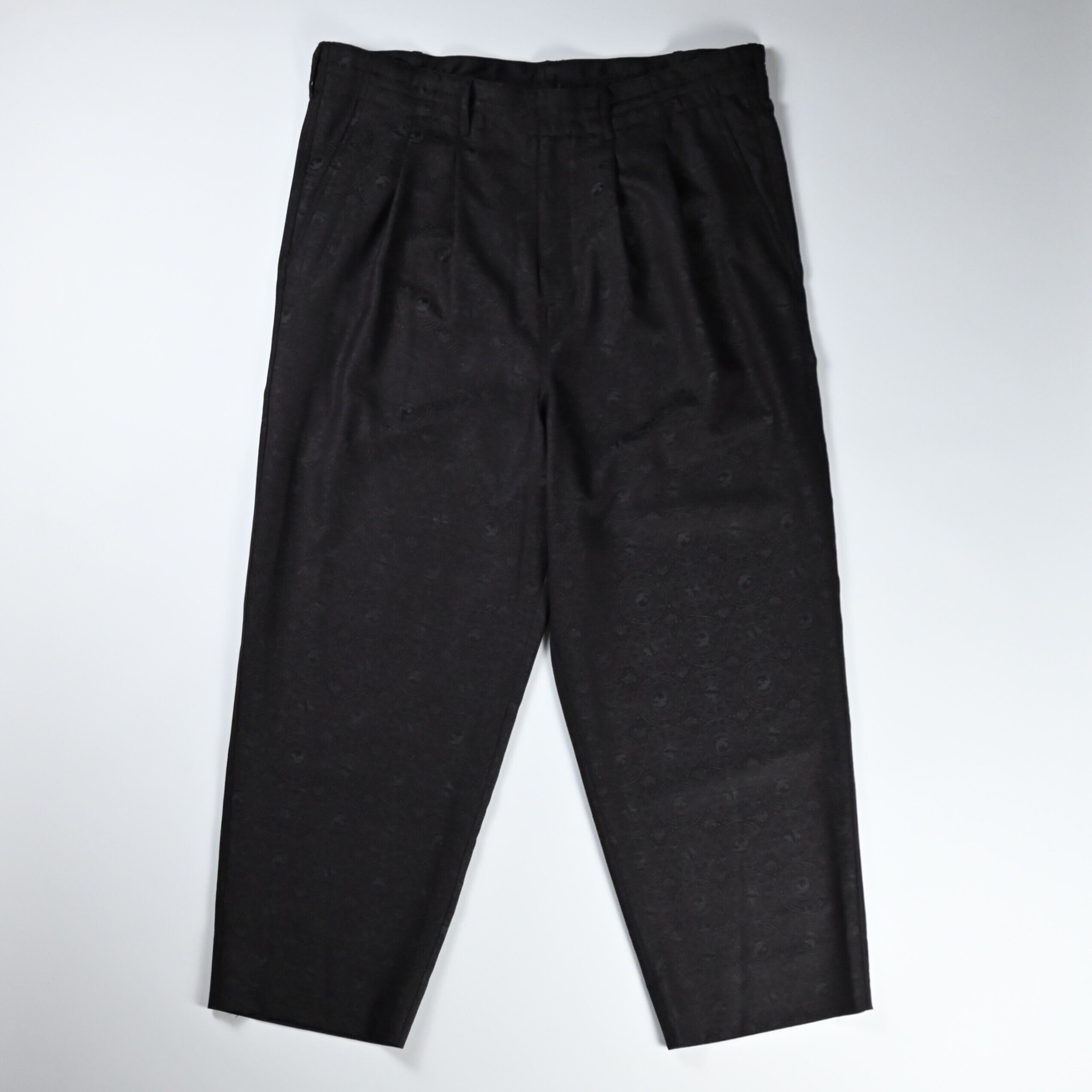 Nonnotte / 2-Tuck Draw Cord Wide Trousers | GANKO