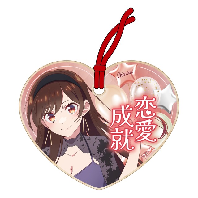 彼女､お借りします 描き下ろし絵馬風ストラップ ドレスver. / 水原千鶴