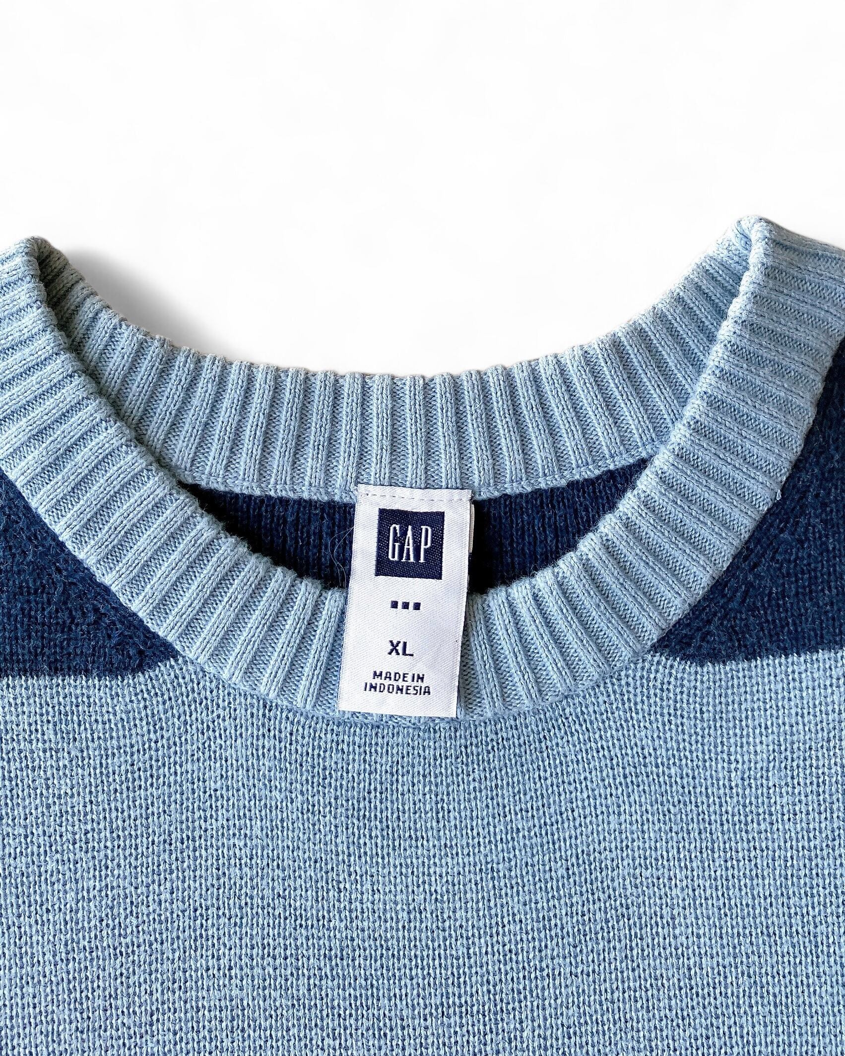 00s OLD GAP Border Cotton Knit Sweater / オールドギャップ ボーダー