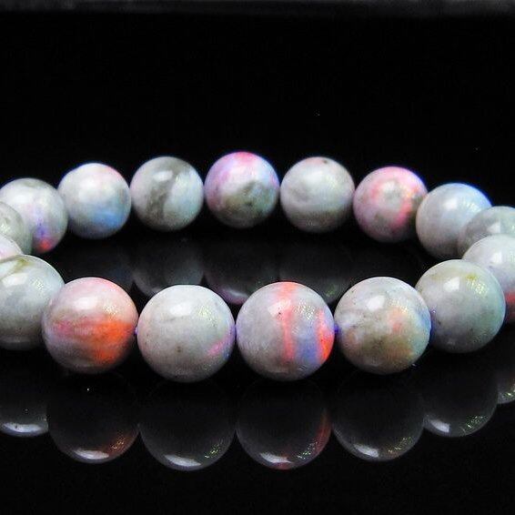 ハックマナイト ブレスレット 12mm 一点物 メール便可 111-49323