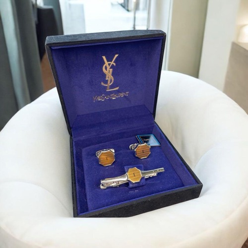 Yves Saint Laurent カフス＆ネクタイピンセット