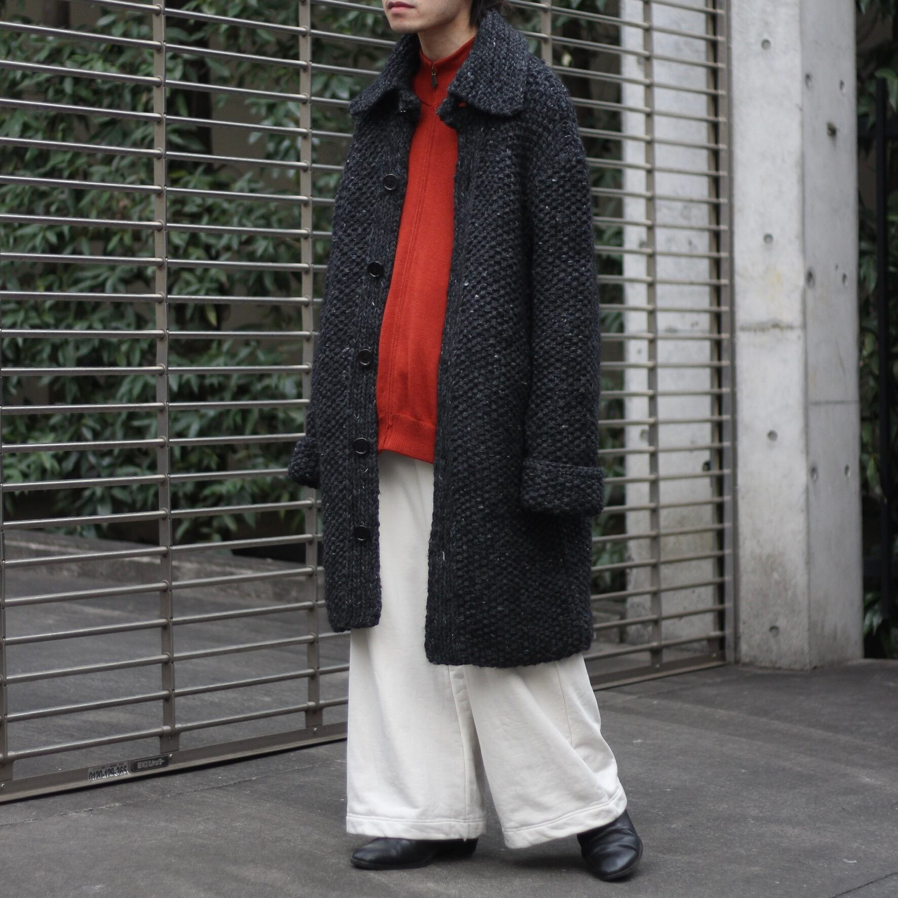 ヨウジヤマモト ハーフコート　Y’s vintage archive ヨウジヤマモト ウール ハーフコート コート Yamamoto Yohji ヨウジ