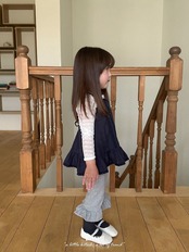 韓国子供服 / BANANA J / 26Autumn / ポンフリルパンツ / 秋服 / キッズ *XS~JS*