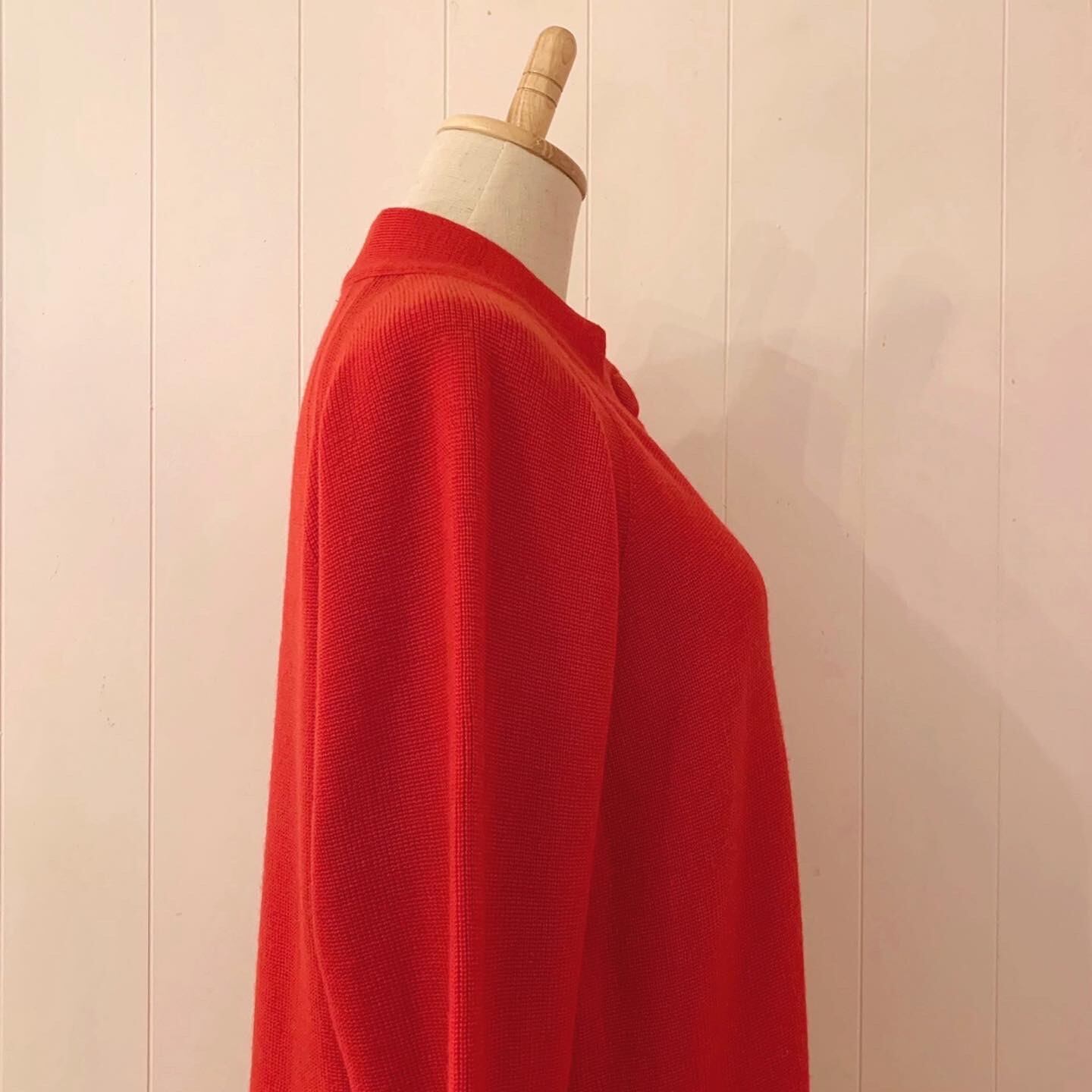 remake : strawberry button long knit cardigan