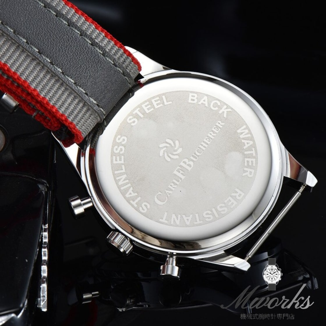 BUCHERER メンズクォーツ時計 すがすがしい 