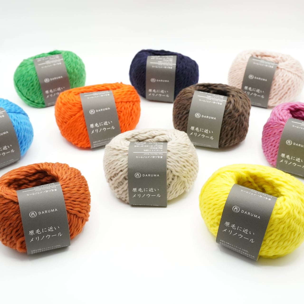1玉単位】DARUMA 原毛に近いメリノウール | コトノハ