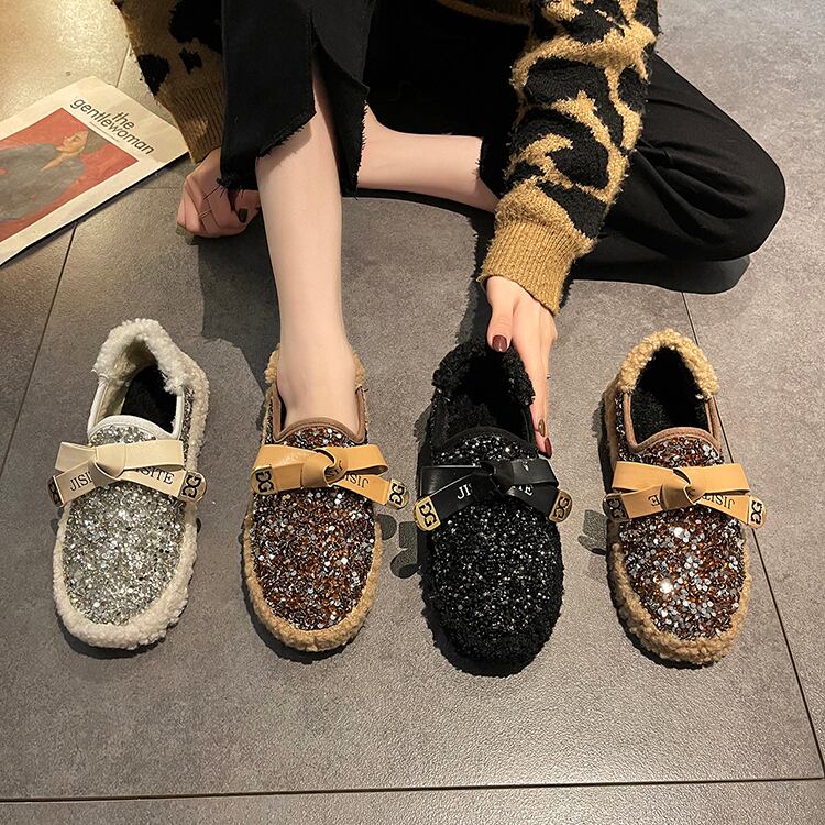 ウィンターベルベットリボンレッドカジュアルショートホワイトブーツ 靴 シューズ 冬物 部族の婦人靴51162473368