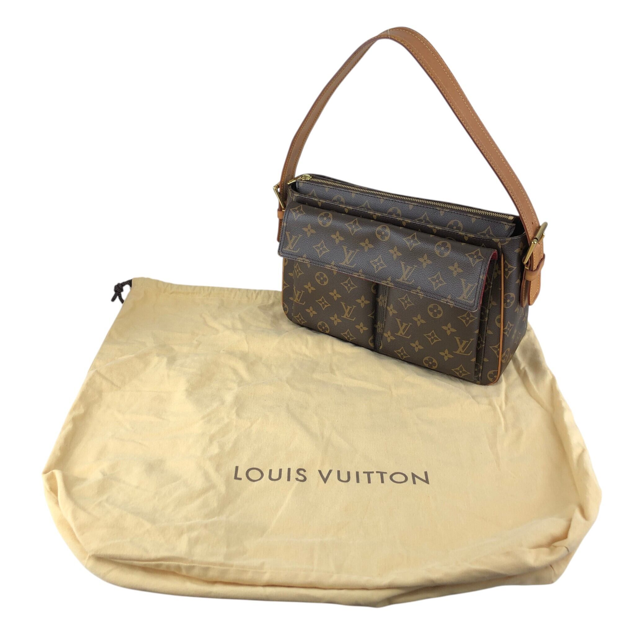 LOUIS VUITTON ルイヴィトン モノグラム ショルダーバッグ ブラウン