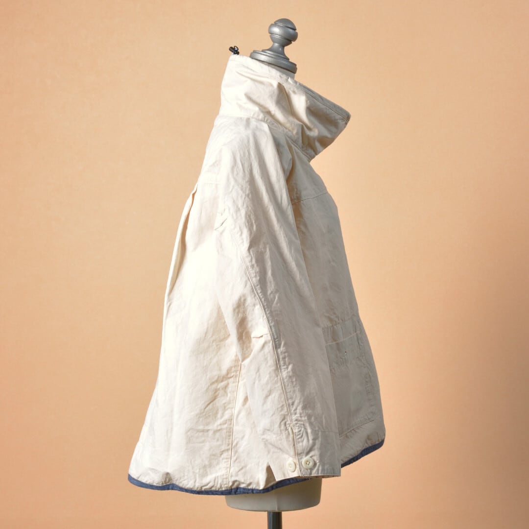 快晴堂 カイセイドウ HAYATE マリンデッキクルーヤッケ・アッシュアイボリー【送料無料】