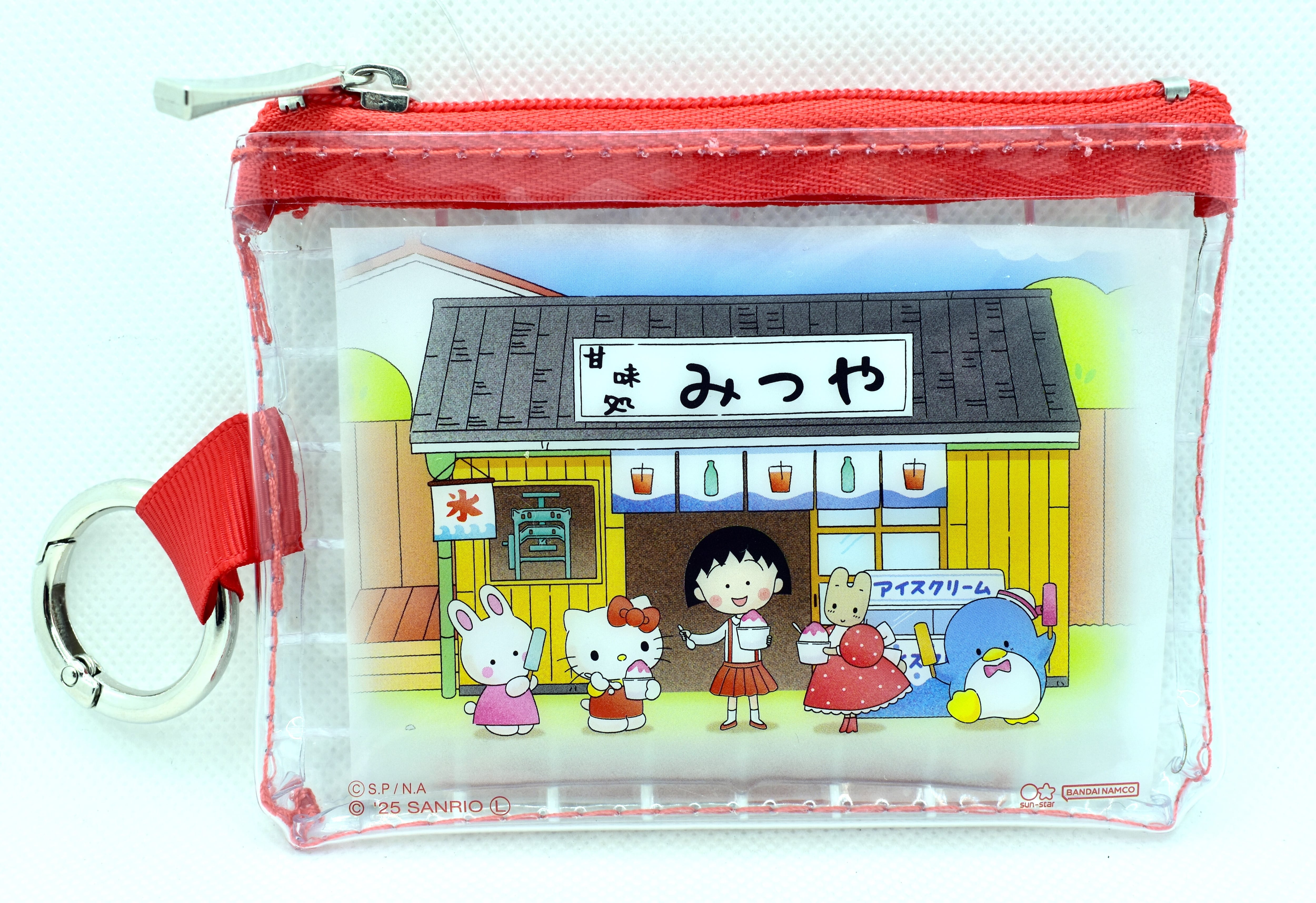 まる子×サンリオ ミニクリアポーチR ちびまる子ちゃんランド | ちび