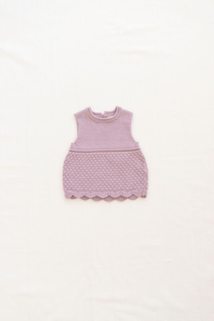 FIN&VINCE/knit camisole - lilac