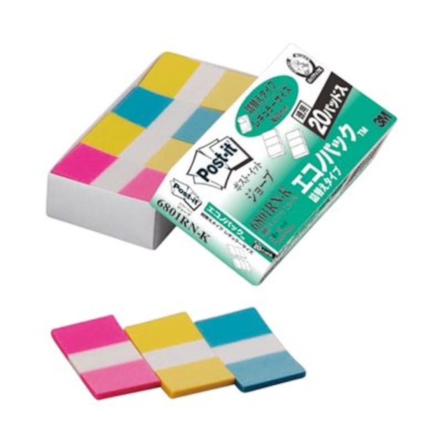 3M スリーエム ポストイット フラッグ詰替え 混色 6801RN-K