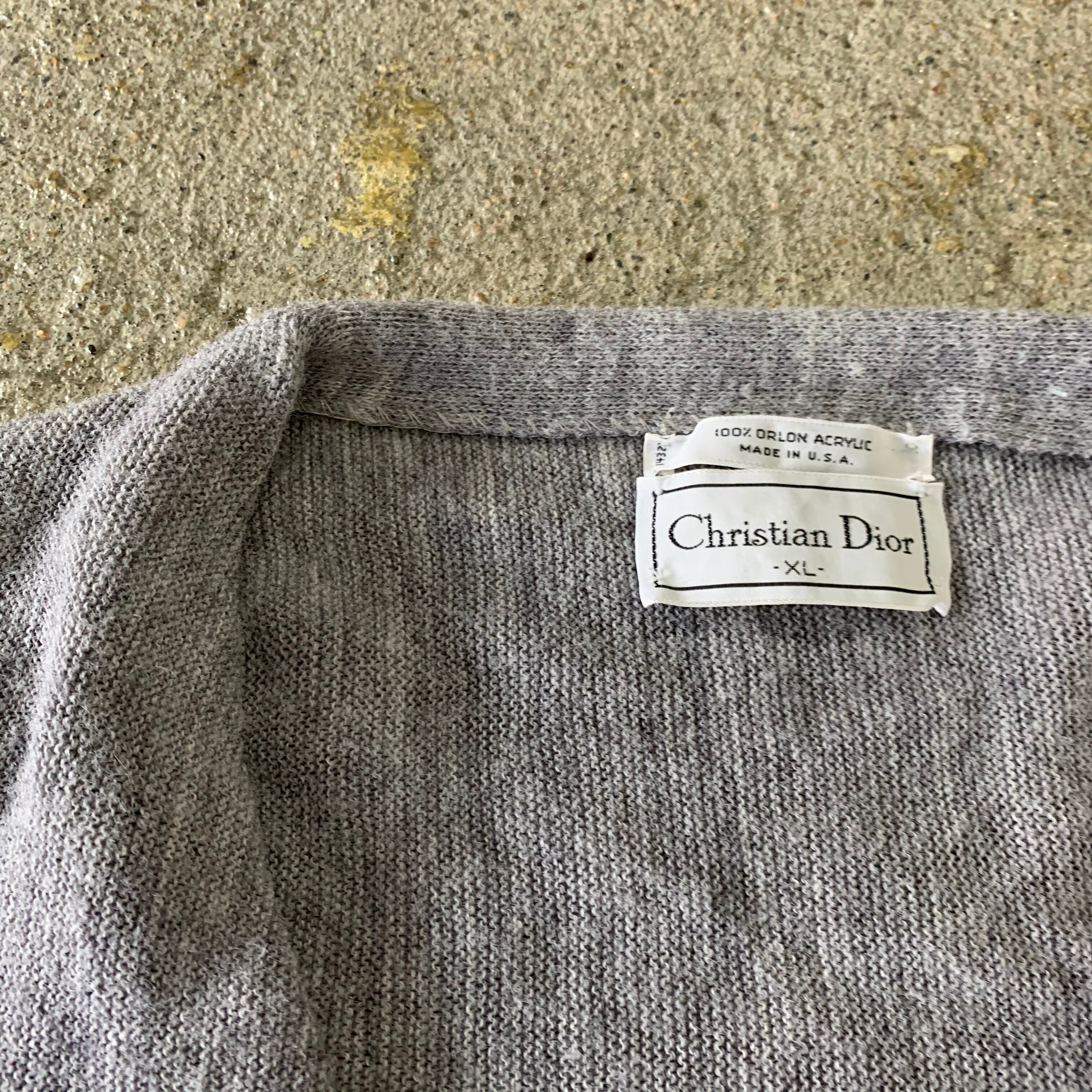 80s〜 christian dior Acryl cardigan | What