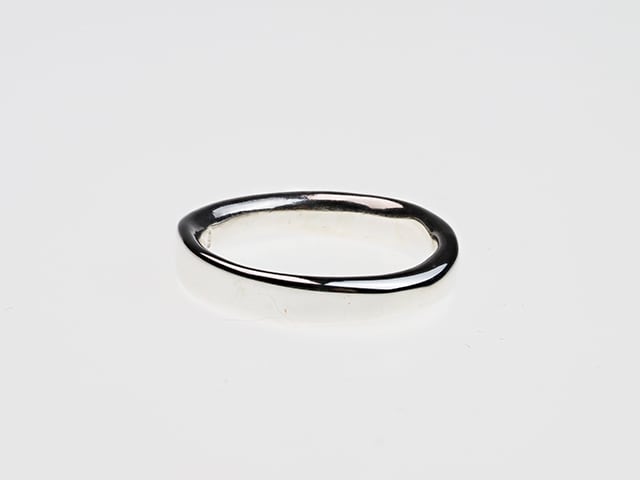 R-026 Round Knock リングM | WAKAN SILVER SMITH online store