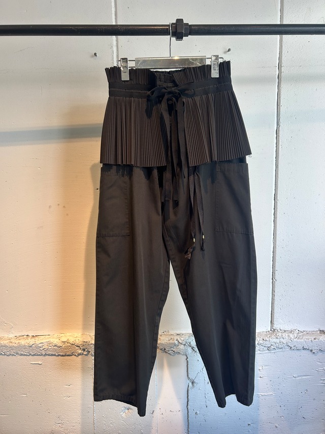 PONTI  dickies remake pants with pleated belt