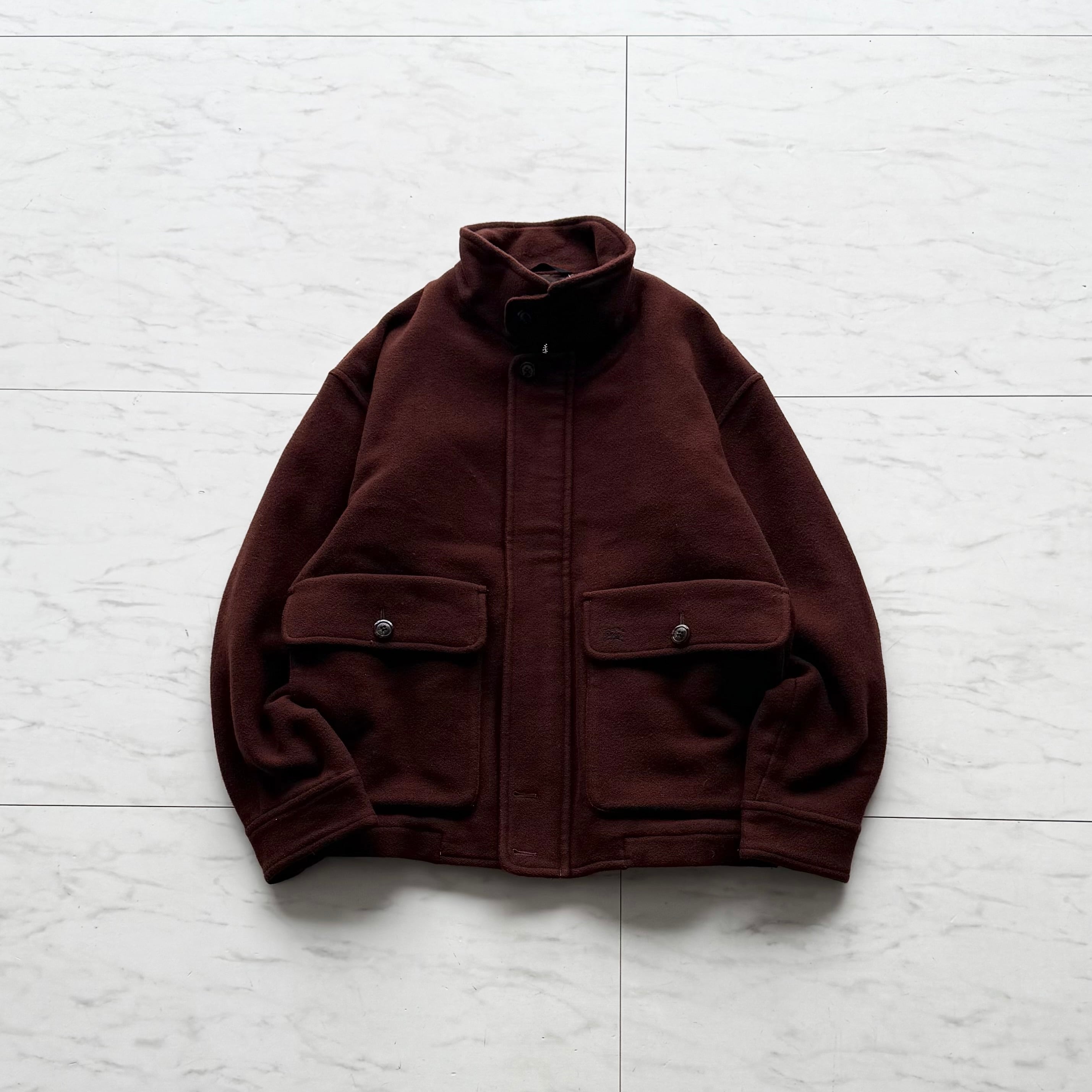90s OLD Burberry wool Harrington jacket men'sL | 古着butterfly